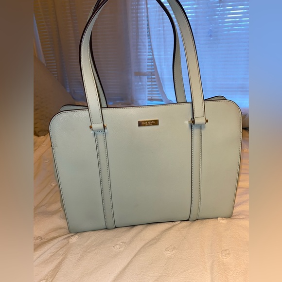 Authentic Kate Spade pale blue bag - Picture 1 of 7